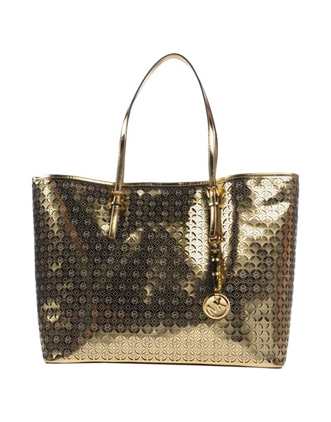 michael kors bag black and gold|michael kors gold shoulder bag.